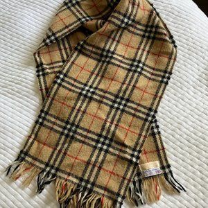 Burberry wool scarf - vintage